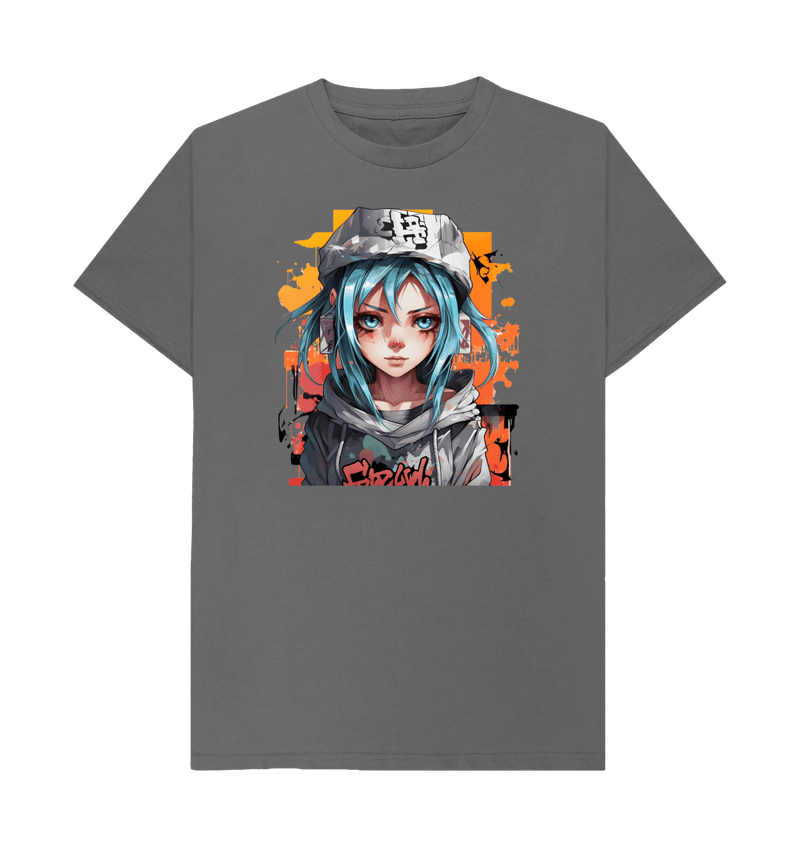 Men's Anime Skater Girl T-Shirt
