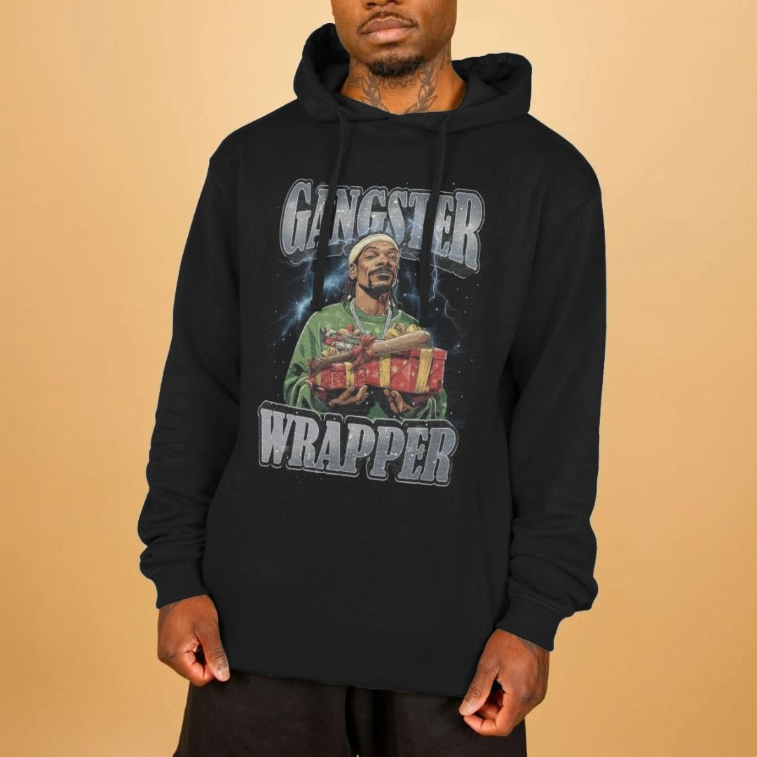 Gangster Wrapper Hoodie Snoop Christmas Jumper Shirtbox