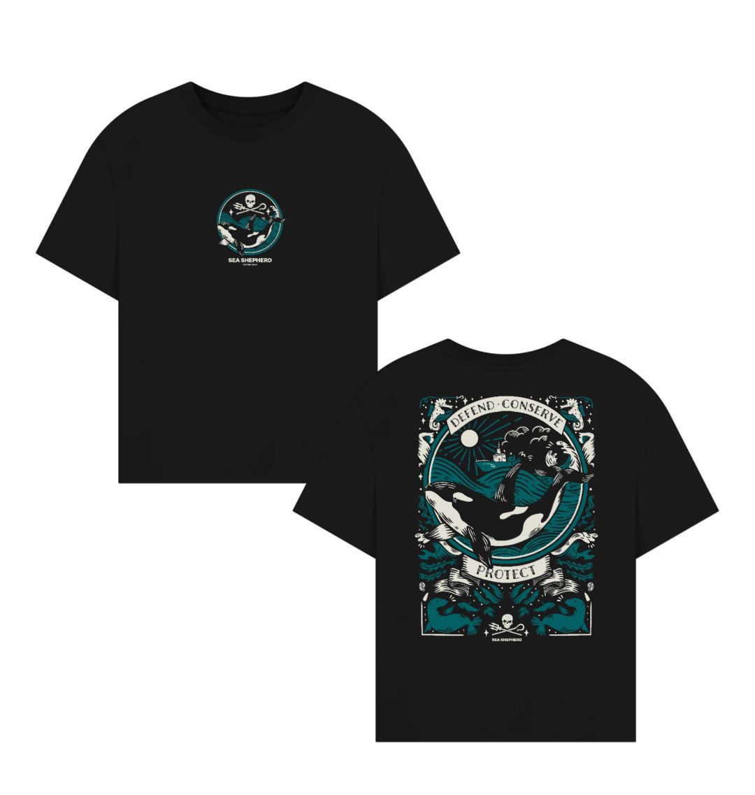 【たけ丸！】#DARK OCEAN LOGO TEE USED Logo T-Shirt – Numero Group