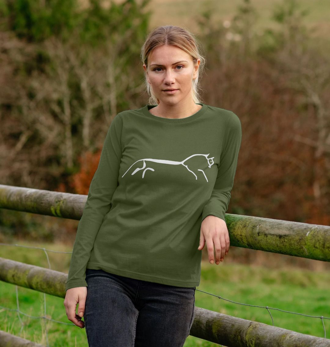 Women's Chalk Hill Figure T-Shirts | Eldon Threads Clothing