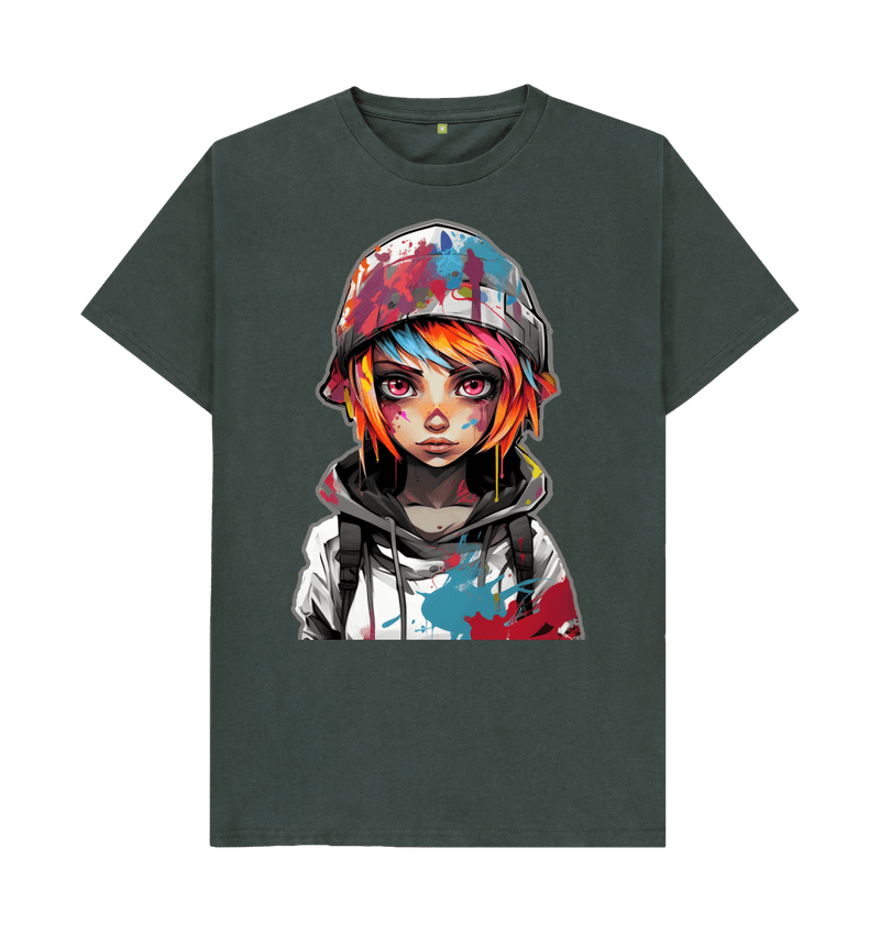 Men's Anime Painter Girl T-Shirt
