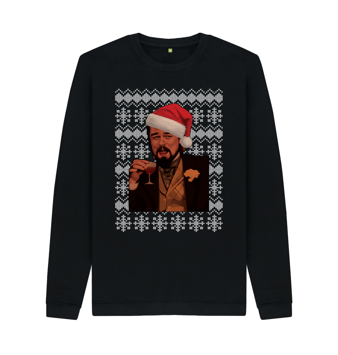 Leonardo DiCaprio Christmas Jumper Laughing Leo Shirtbox