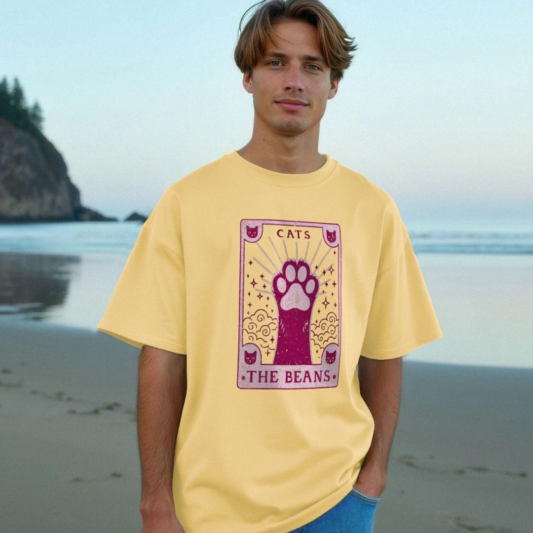 Toe Beans Men's Oversized T-shirt