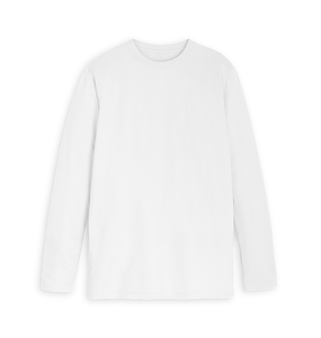 Long Sleeve T-Shirt Men's Cotton Crew Neck Rapanui