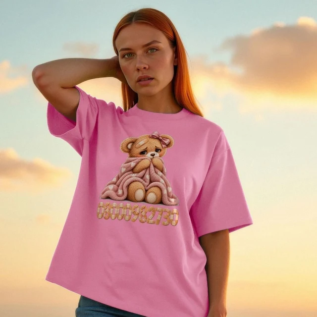 Lotus Comfort Bear Women's T-shirt — fotografia 1