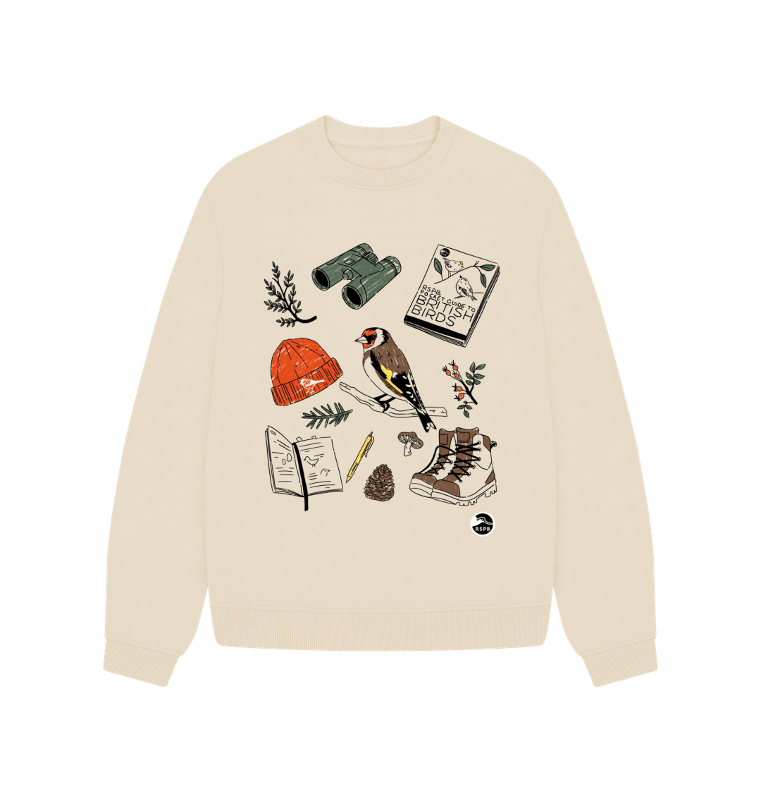 Bird Spotting Essentials Oversized Jumper