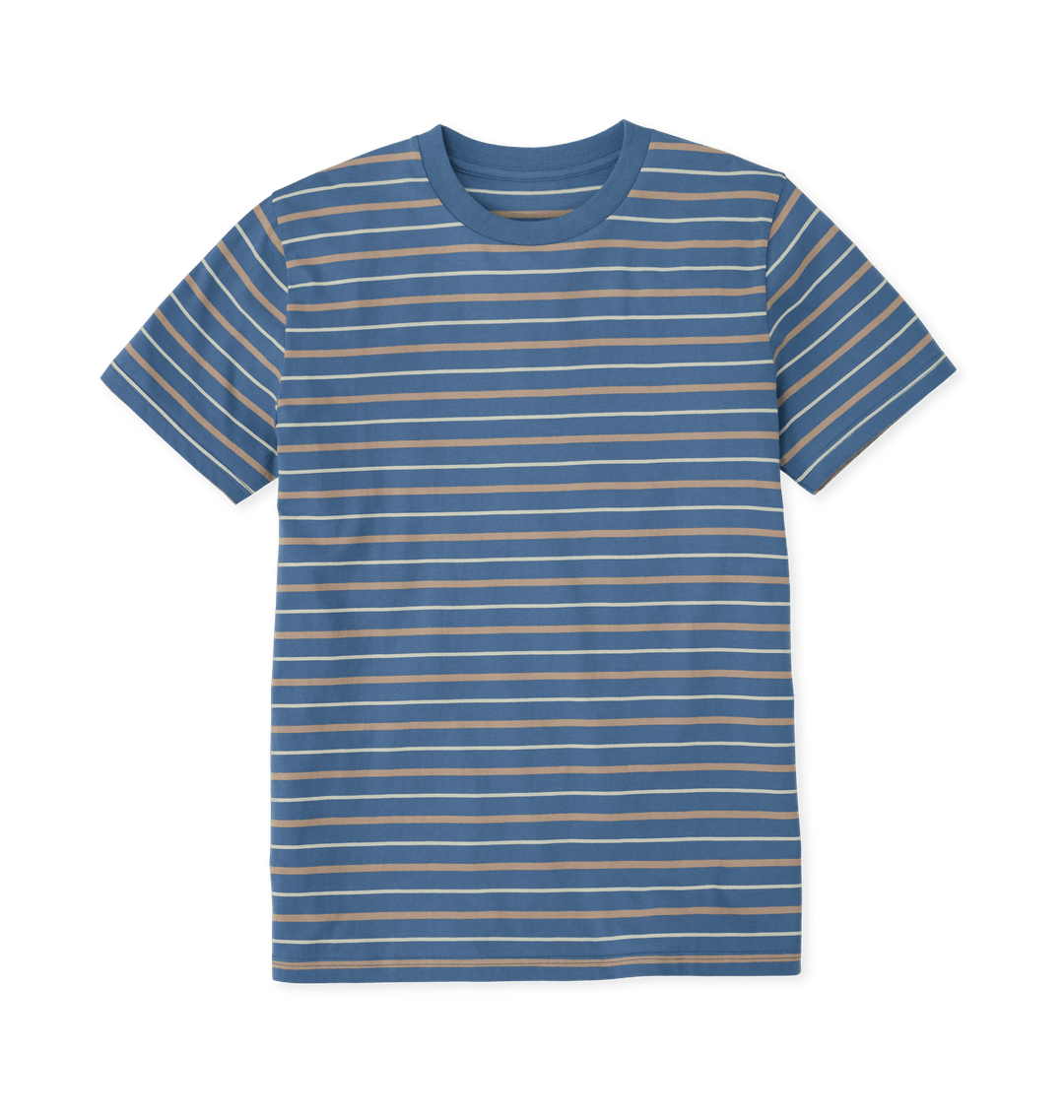 Mavi Men's Striped T-Shirt In Twilight Blue – Mavi nada