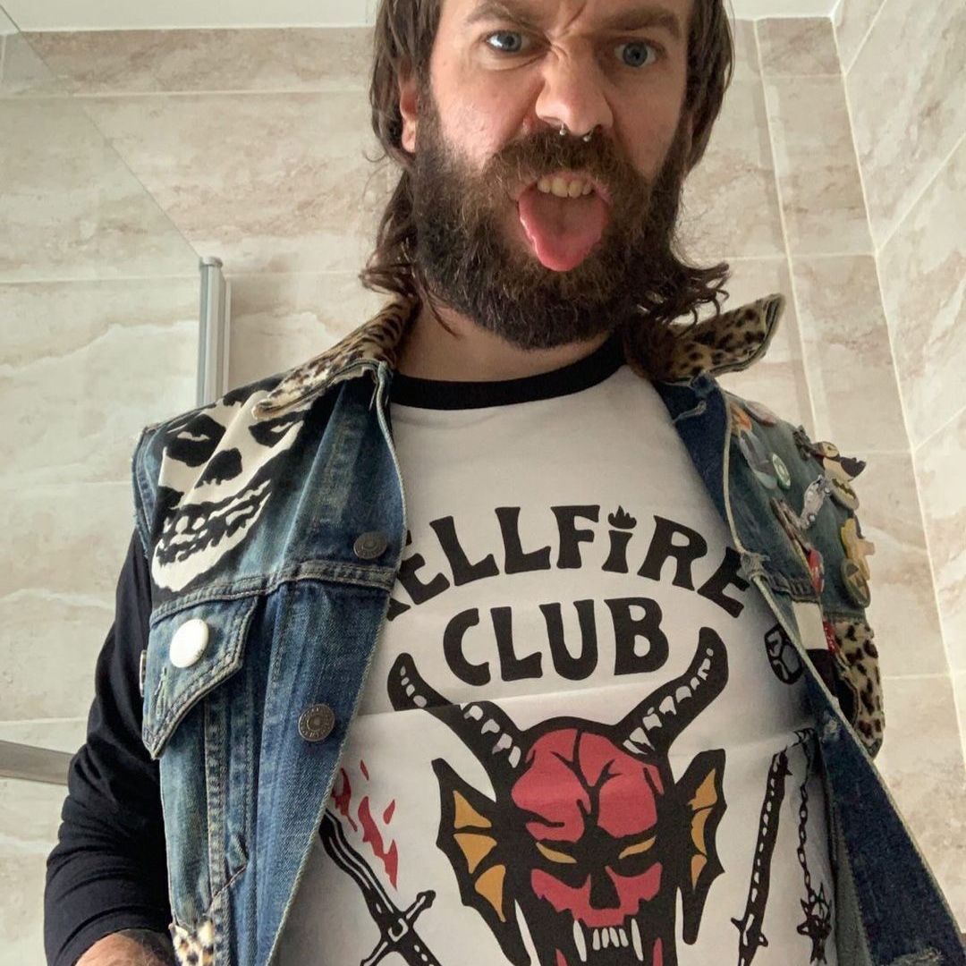 Hellfire Club Stranger Things Inspired Baseball T-Shirt