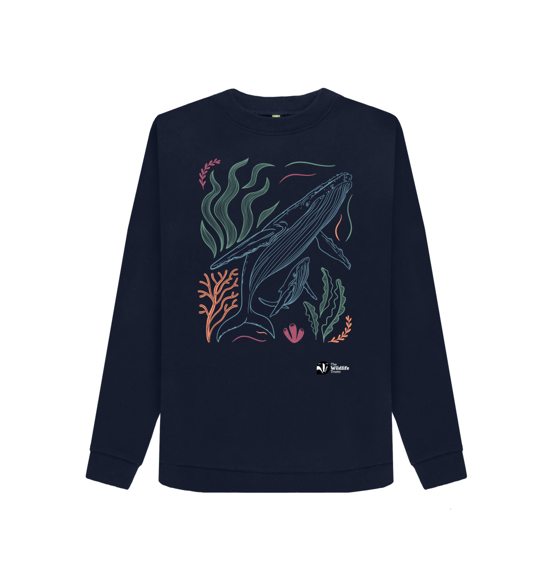 Whale Jumper | Whale Sweatshirt | The Wildlife Trusts Store
