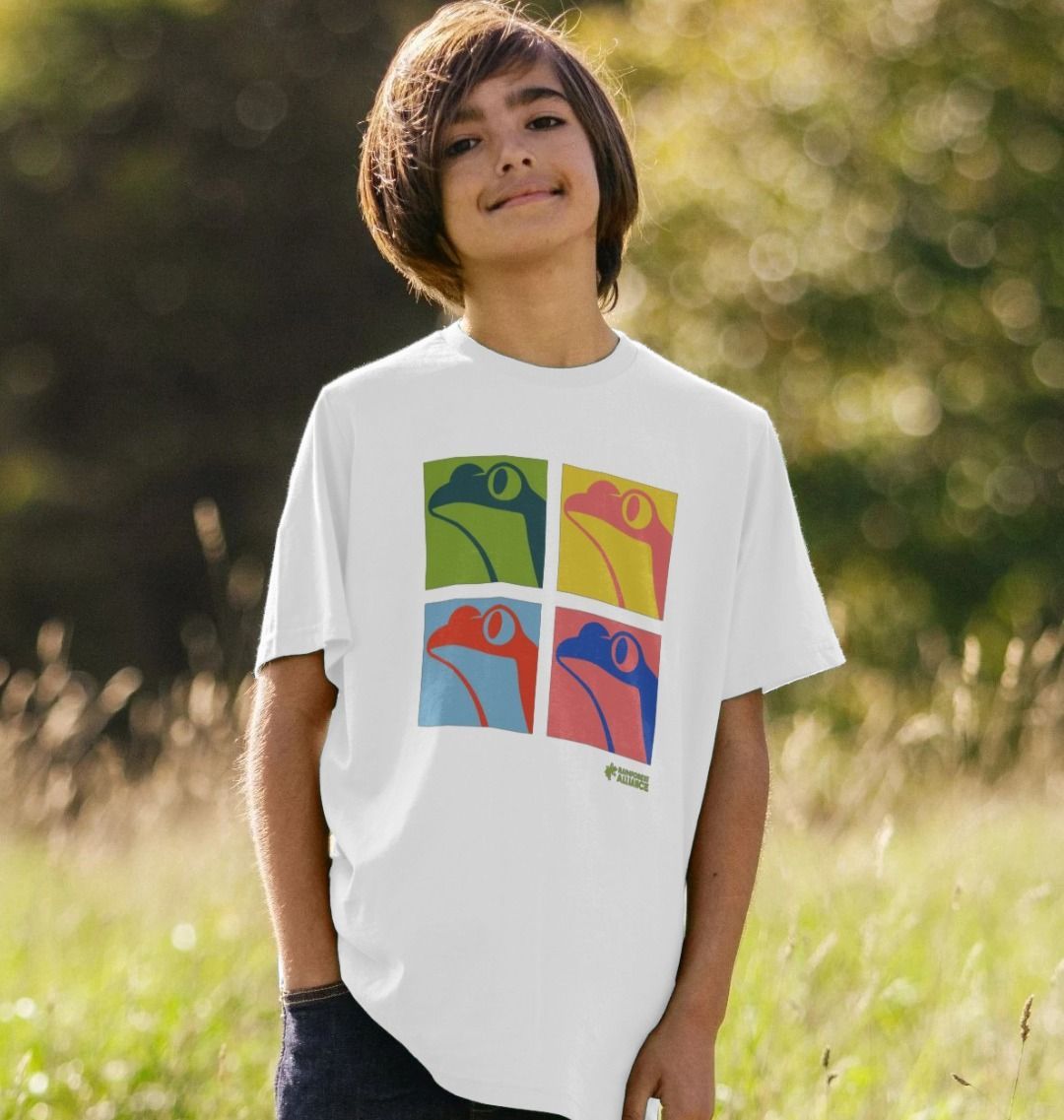 Pop Art Frog Kids T-shirt | Rainforest Alliance Store