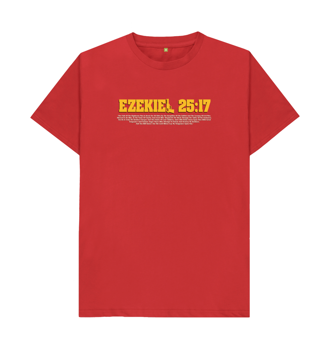 YOUSIJIE Ezekiel 2517 Pulp Fiction Bible Quote Ezekiel 25 17 Men's - Foto 11