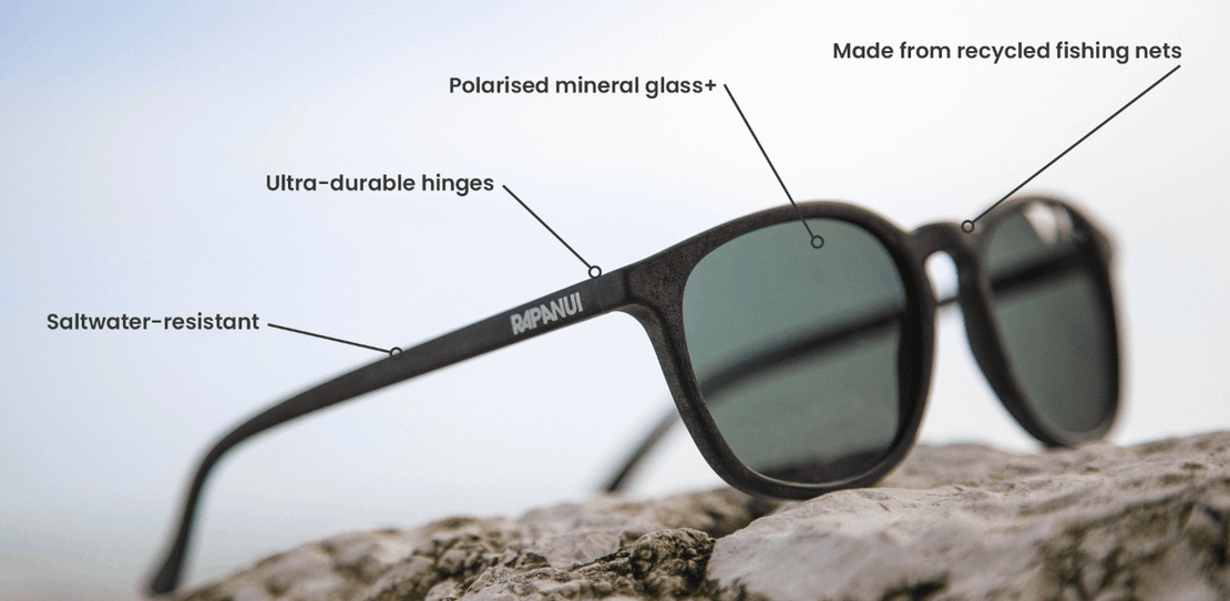 Sustainable Sunglasses | Recycled Fishing Net Eyewear | Rapanui display picture 2