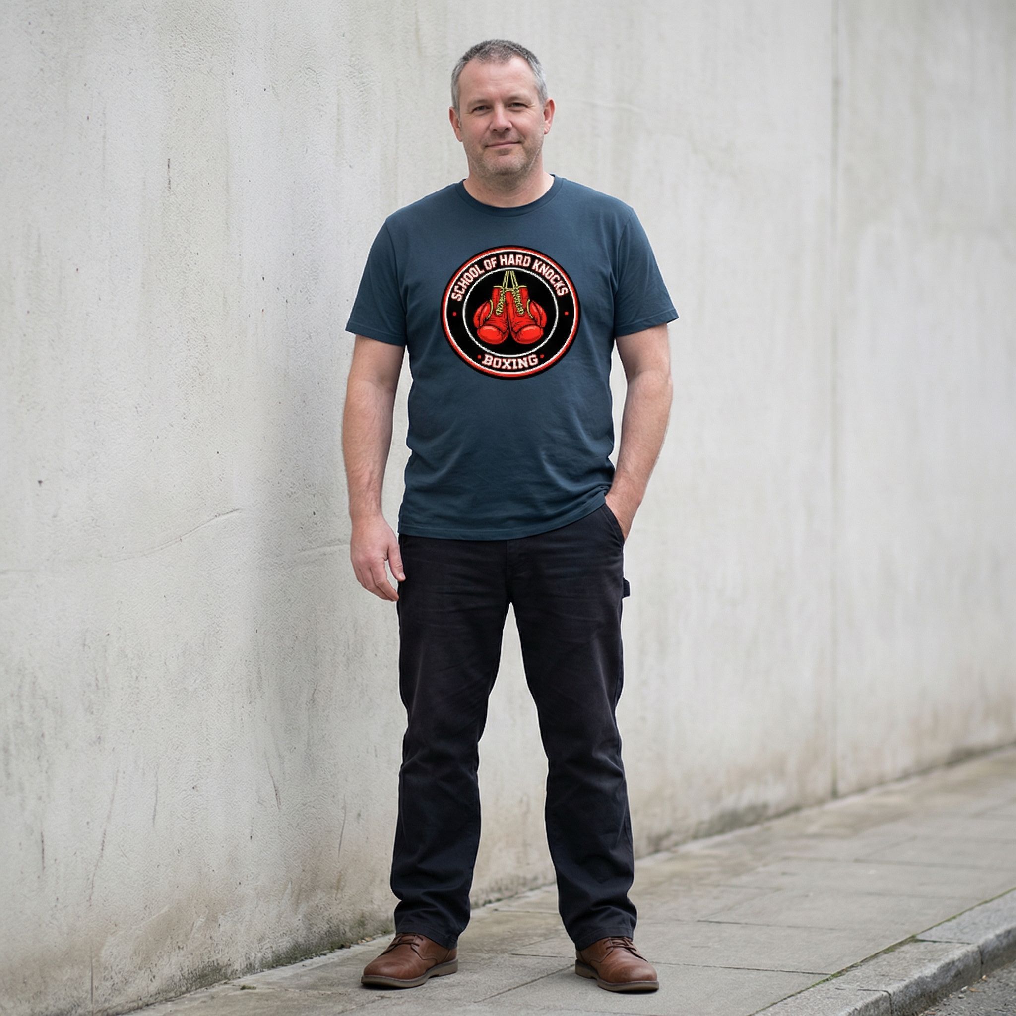 School of Hard Knocks T-Shirt | Mens Boxing Tee | Shirtbox