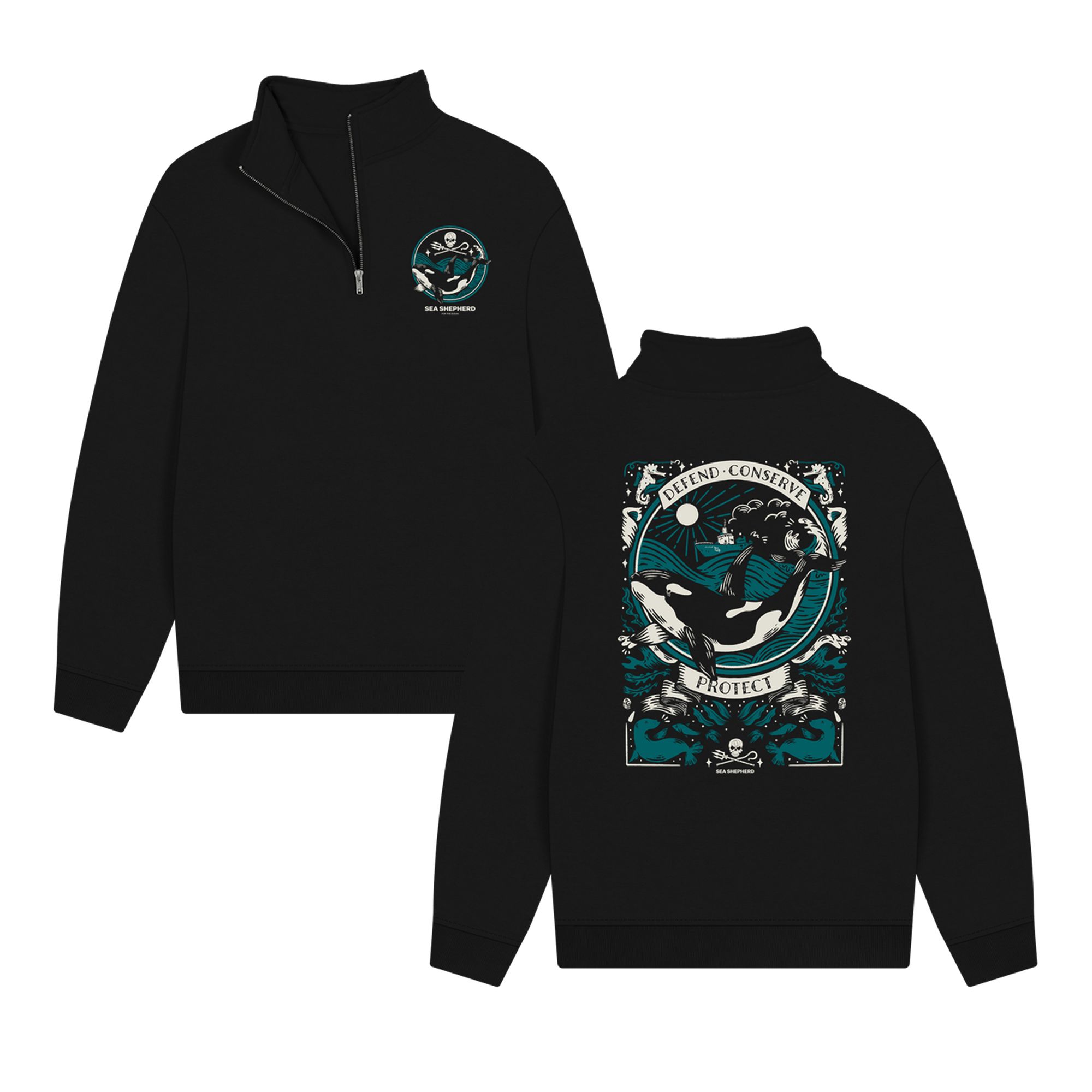 Orca Half Zip Sweatshirt