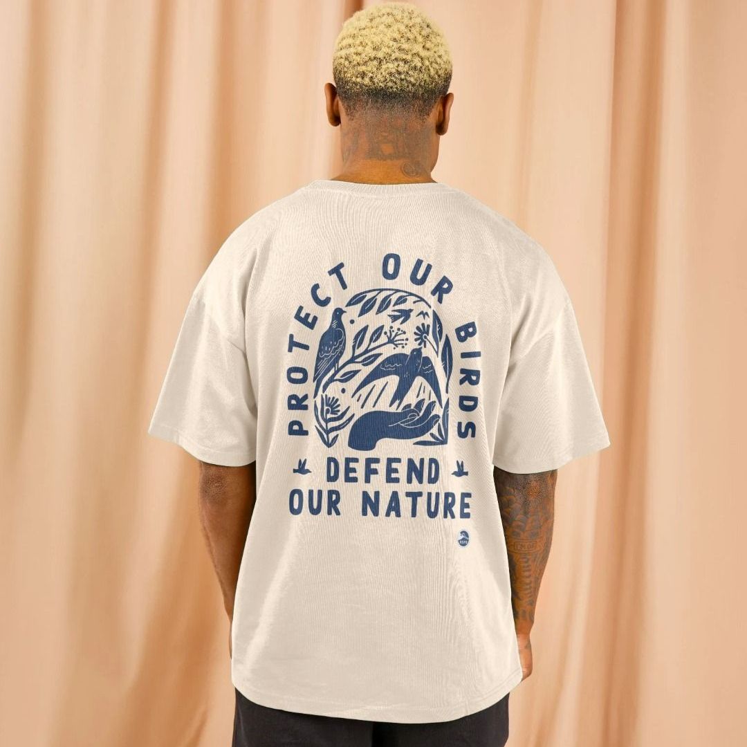 Men's Protect Our Birds Oversized T-shirt | RSPB Shop