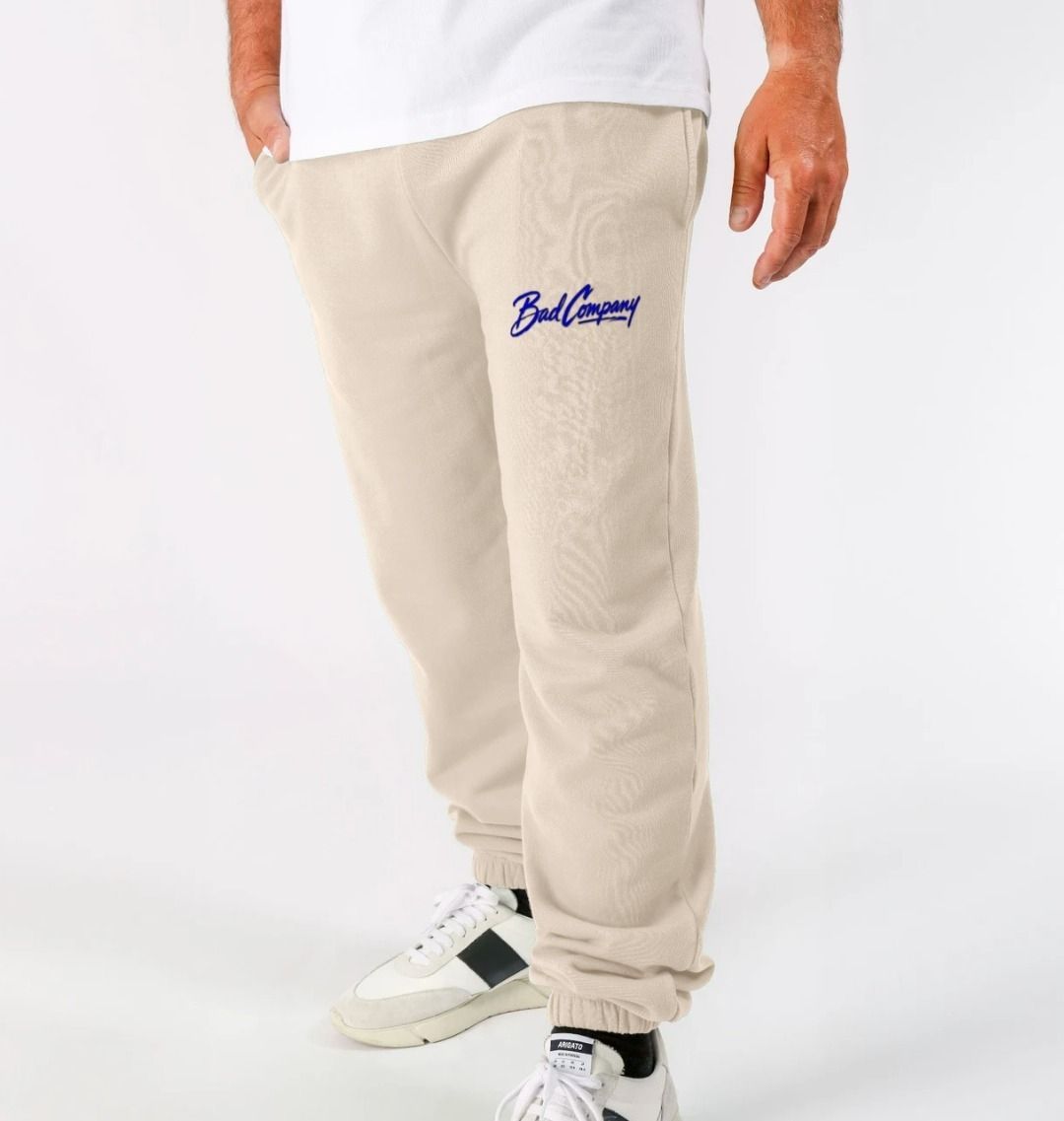 Bad Company joggers with Electric blue signature