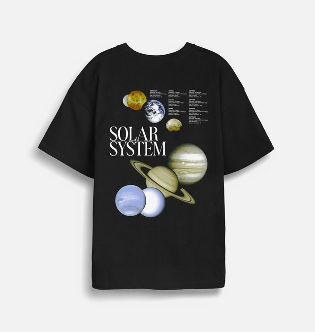 Men's Oversized Solar System T-shirt