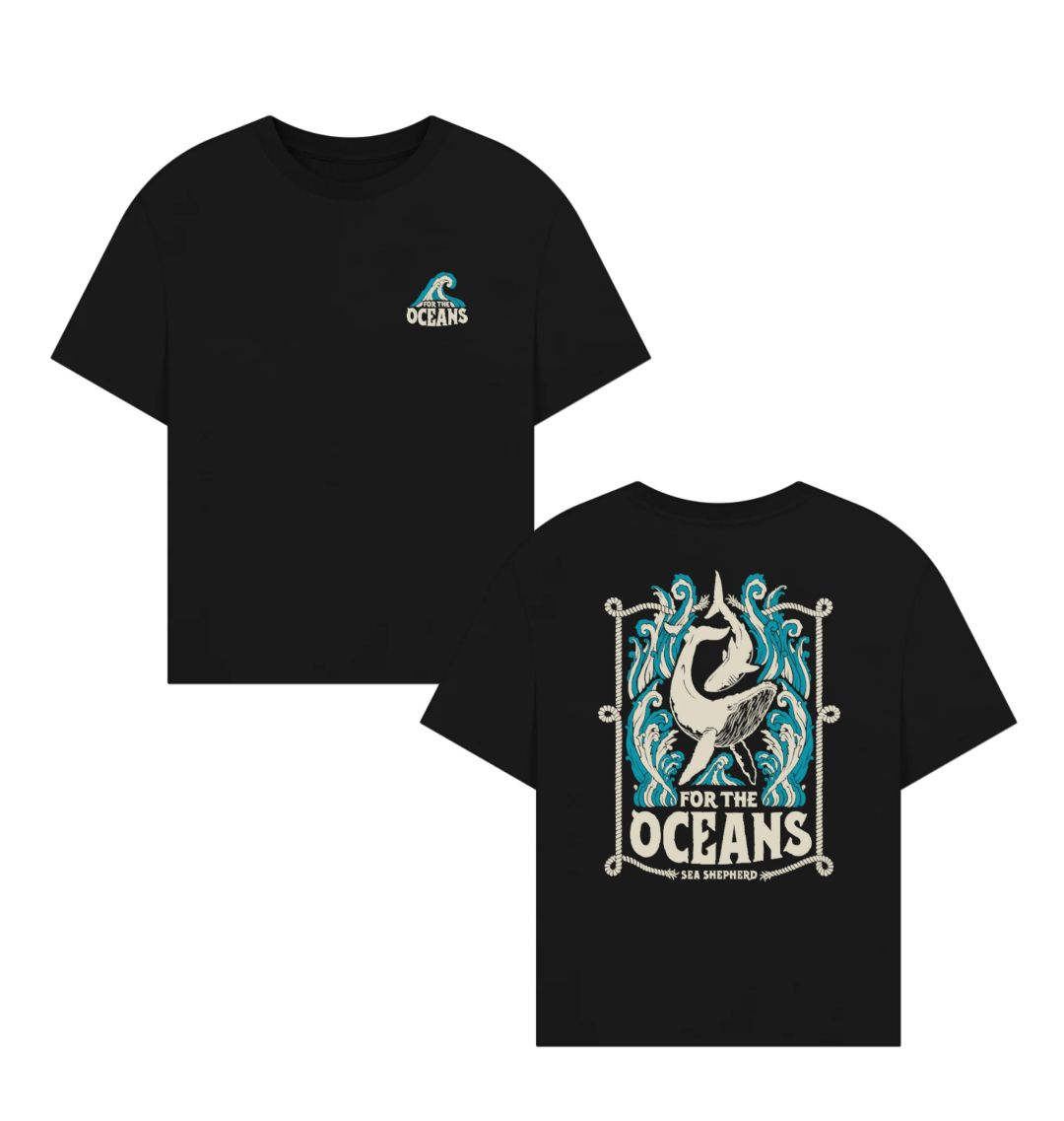 For The Oceans Whales Oversized T-shirt