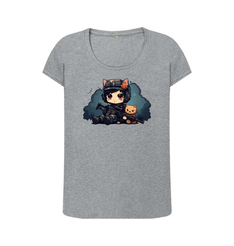 Woman's Kawaii Style Call Of Duty Gaming Girl T-Shirt