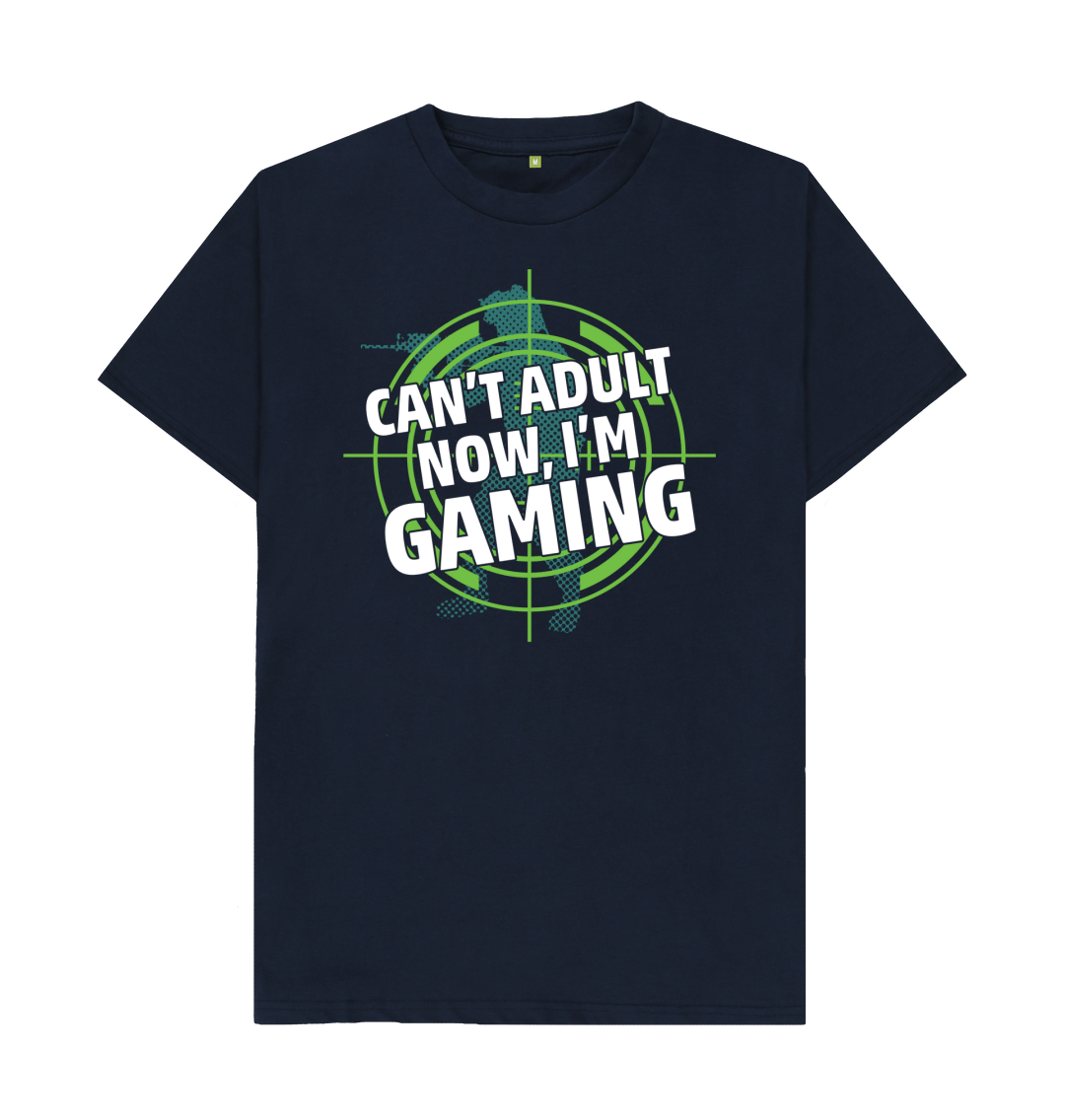 Can't Adult Now I'm Gaming T-Shirt Gamer Gift Shirtbox