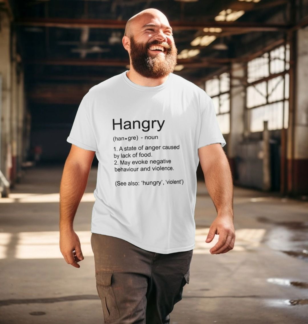 Hangry Definition T Shirt | Funny Hangry T-Shirt | Shirtbox