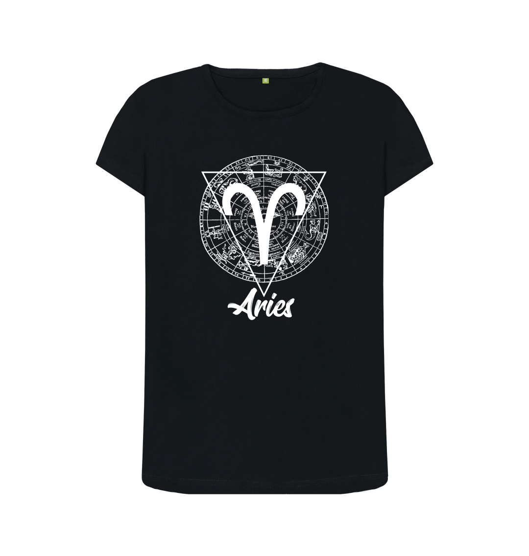 Aries T-Shirt Womens | Aries Star Sign Top | Shirtbox