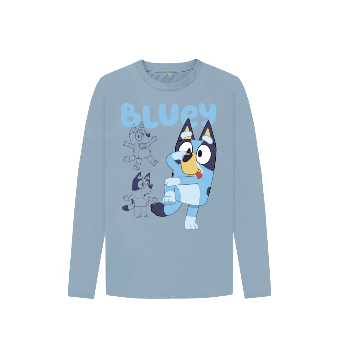 Acheter Vert Noël - T-shirt Bluey à Manches Longues (3mois8ans