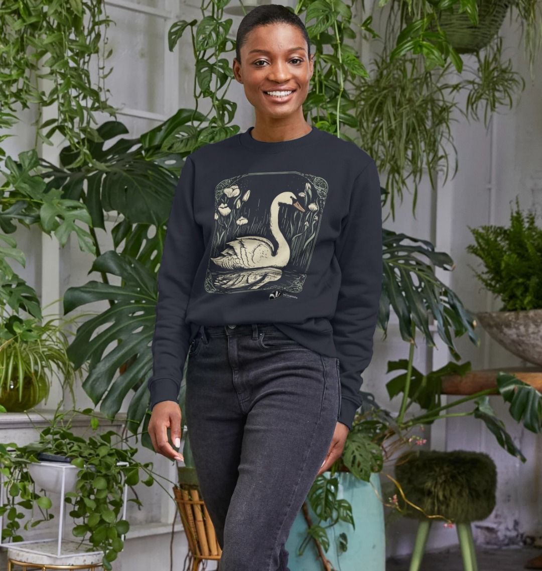 トップス meltedbutter SWAN OVERSIZED SWEATSHIRT SWAN OVERSIZED SWEATSHIRT – melted butter