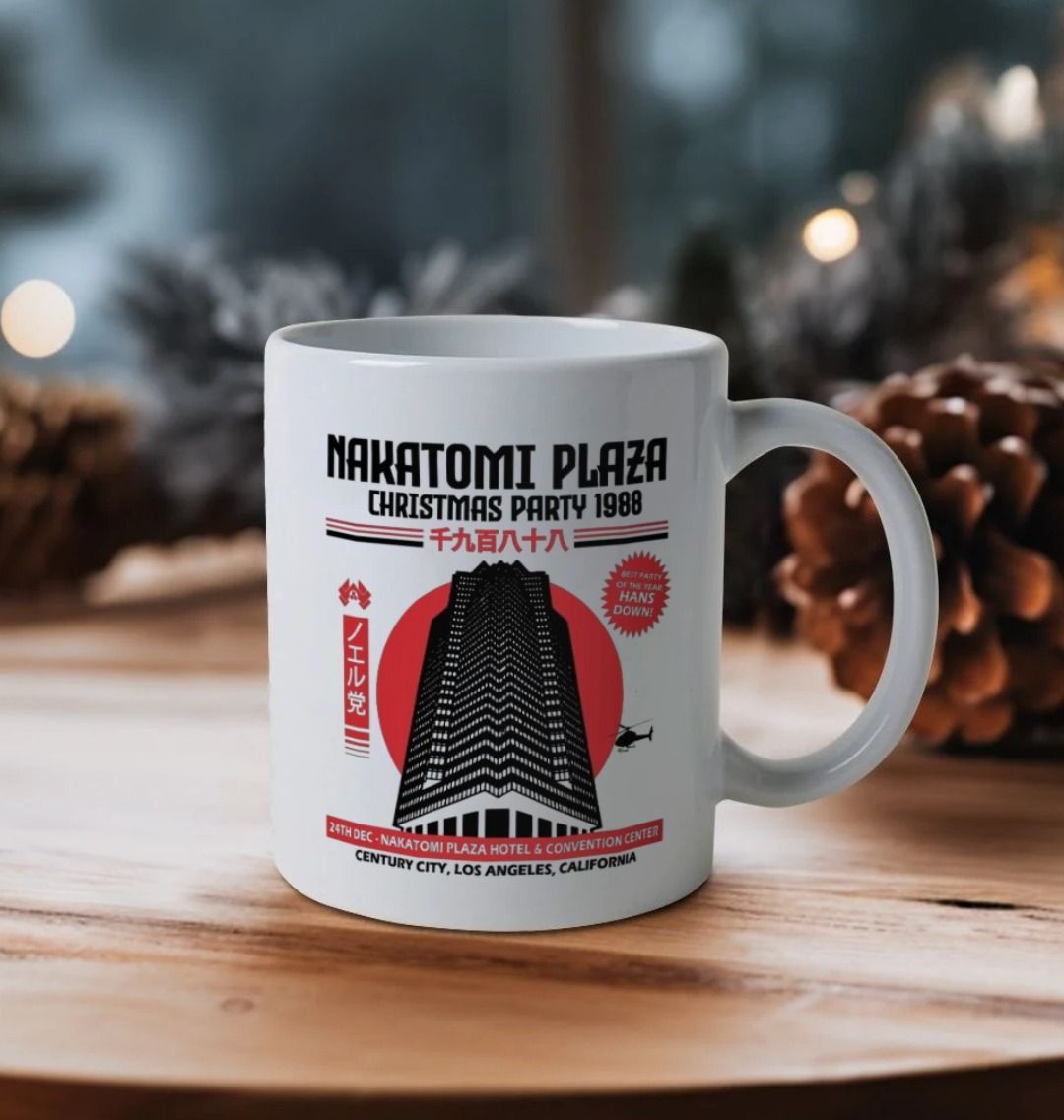 Die Hard Christmas Mug | Nakatomi Plaza Mug | Shirtbox
