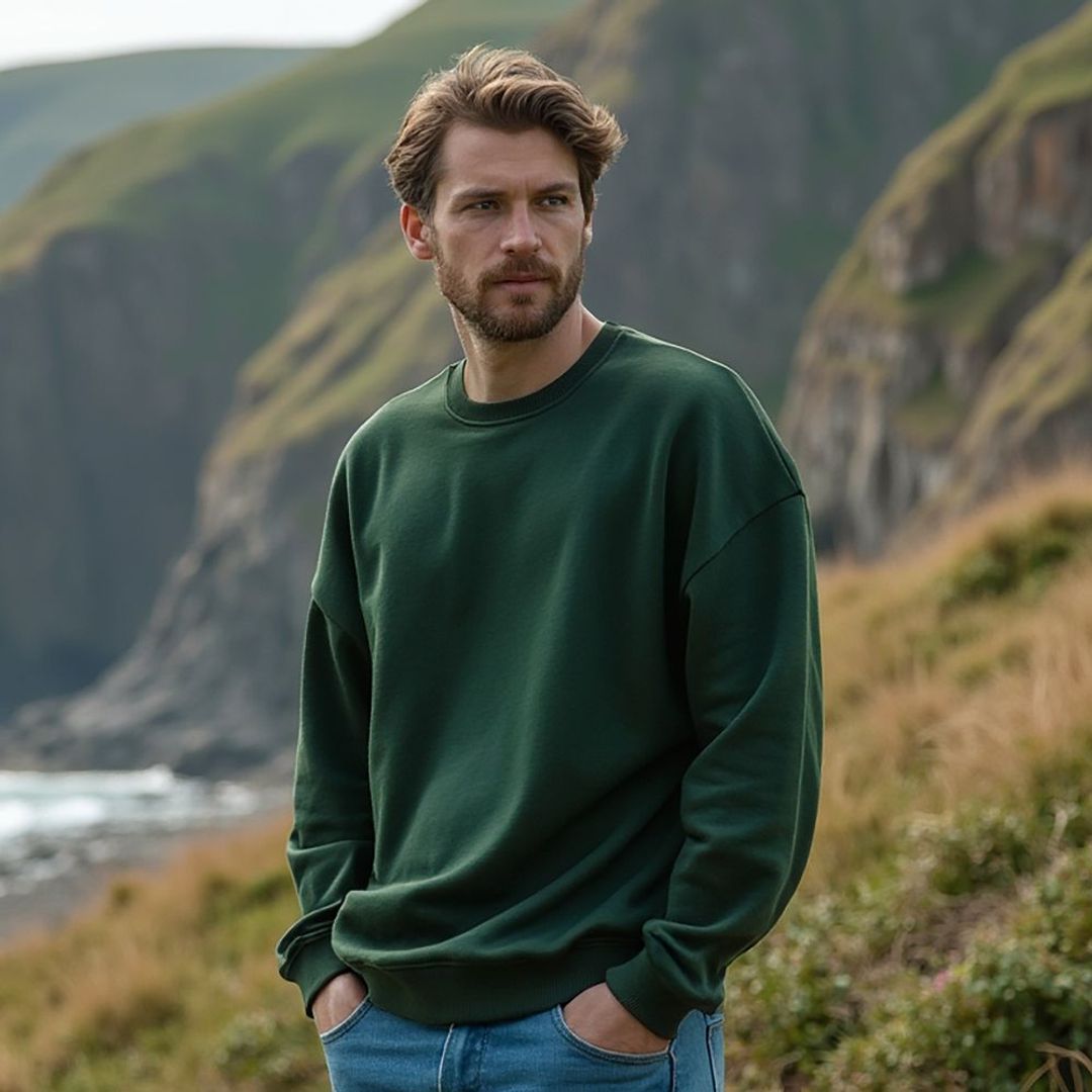 Men's Oversized Sweatshirt Organic Cotton Rapanui