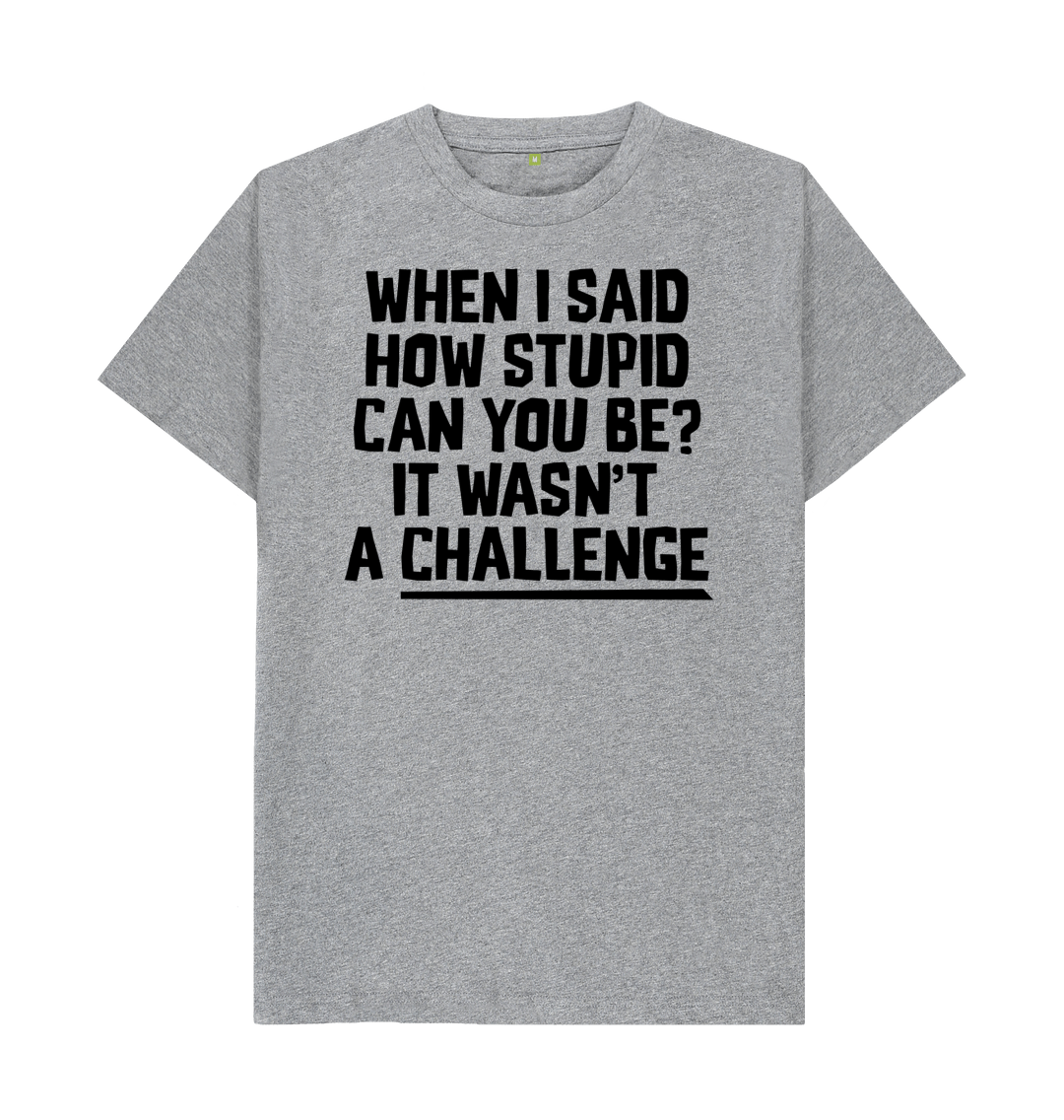 How Stupid Can You Be T Shirt Sarcastic Quote Tee Shirtbox