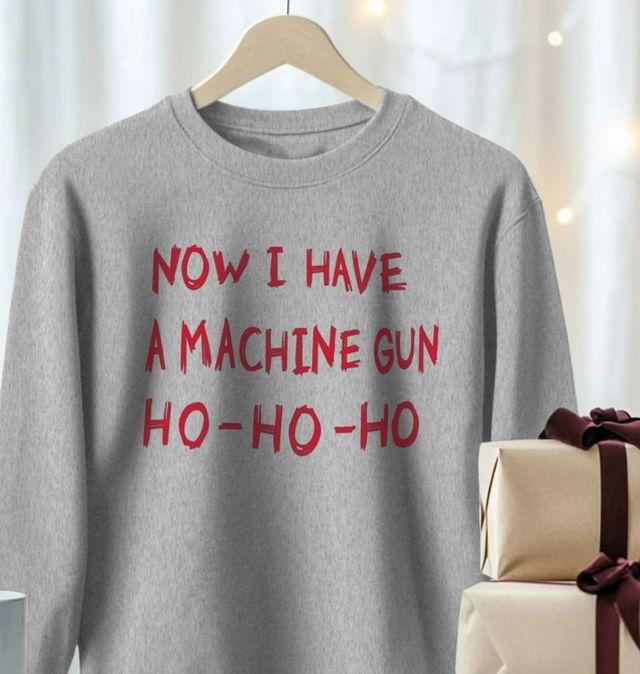 Die Hard Christmas Jumper Ho Ho Ho Shirtbox