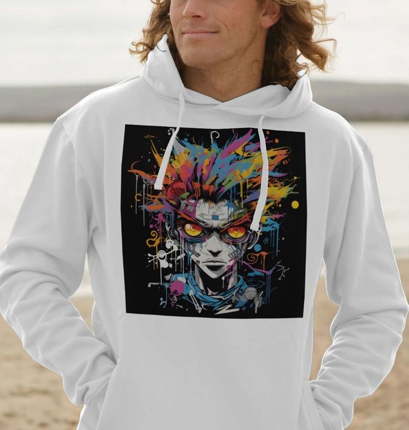Men's Street Art Graffiti Guy Hoodie