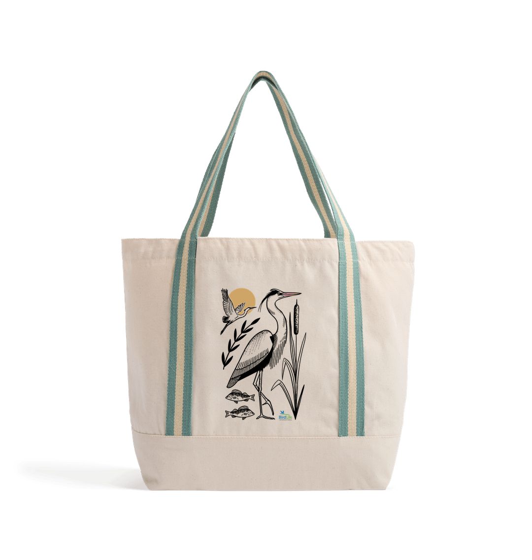 USA製BIRDWELL STONEWASHED COTTON TOTE BAG Spey Tweed Tote Bag - Ocean (119) | USA Kilts