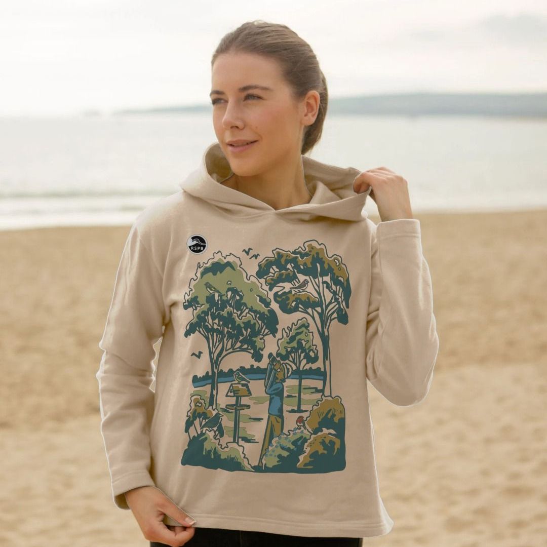 Birdwatcher Relaxed Fit Hoodie | Official RSPB Shop