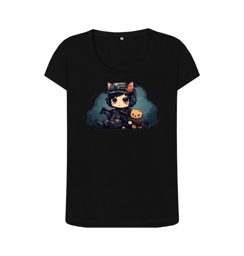 Woman's Kawaii Style Call Of Duty Gaming Girl T-Shirt
