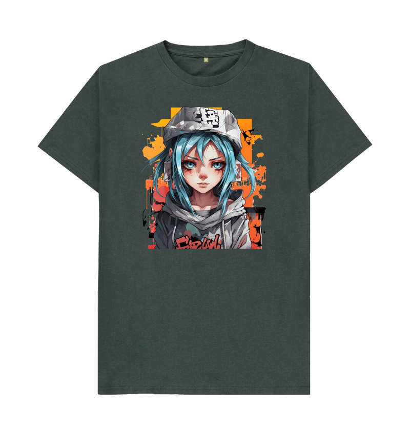 Men's Anime Skater Girl T-Shirt