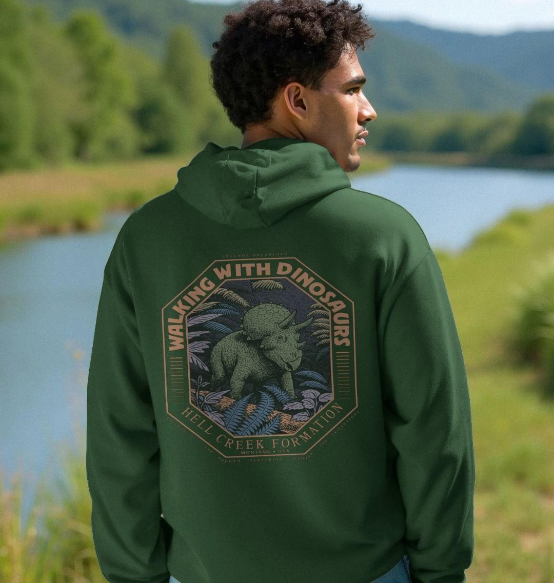 Triceratops Hoodie - WWD | BBC Earth Clothing