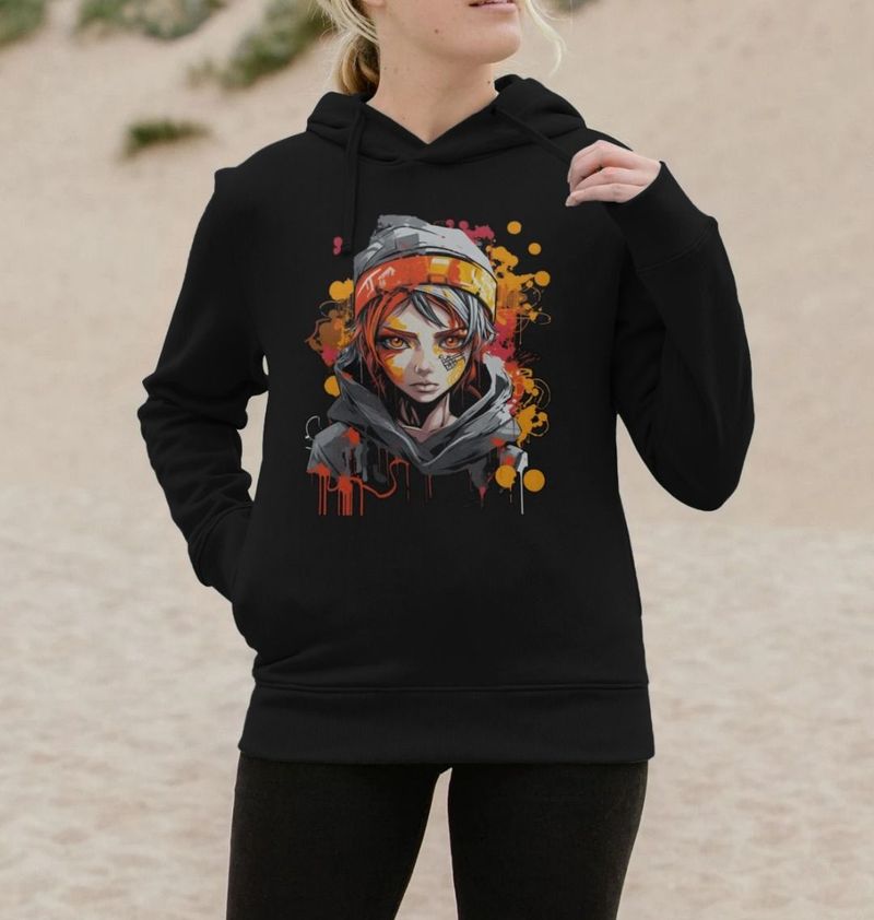Women's Street Art Graffiti Girl Hoodie
