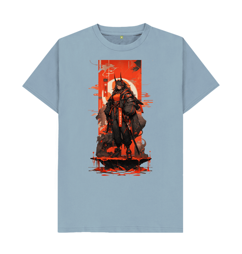 Men's Red Ninja Cyber Girl T-Shirt