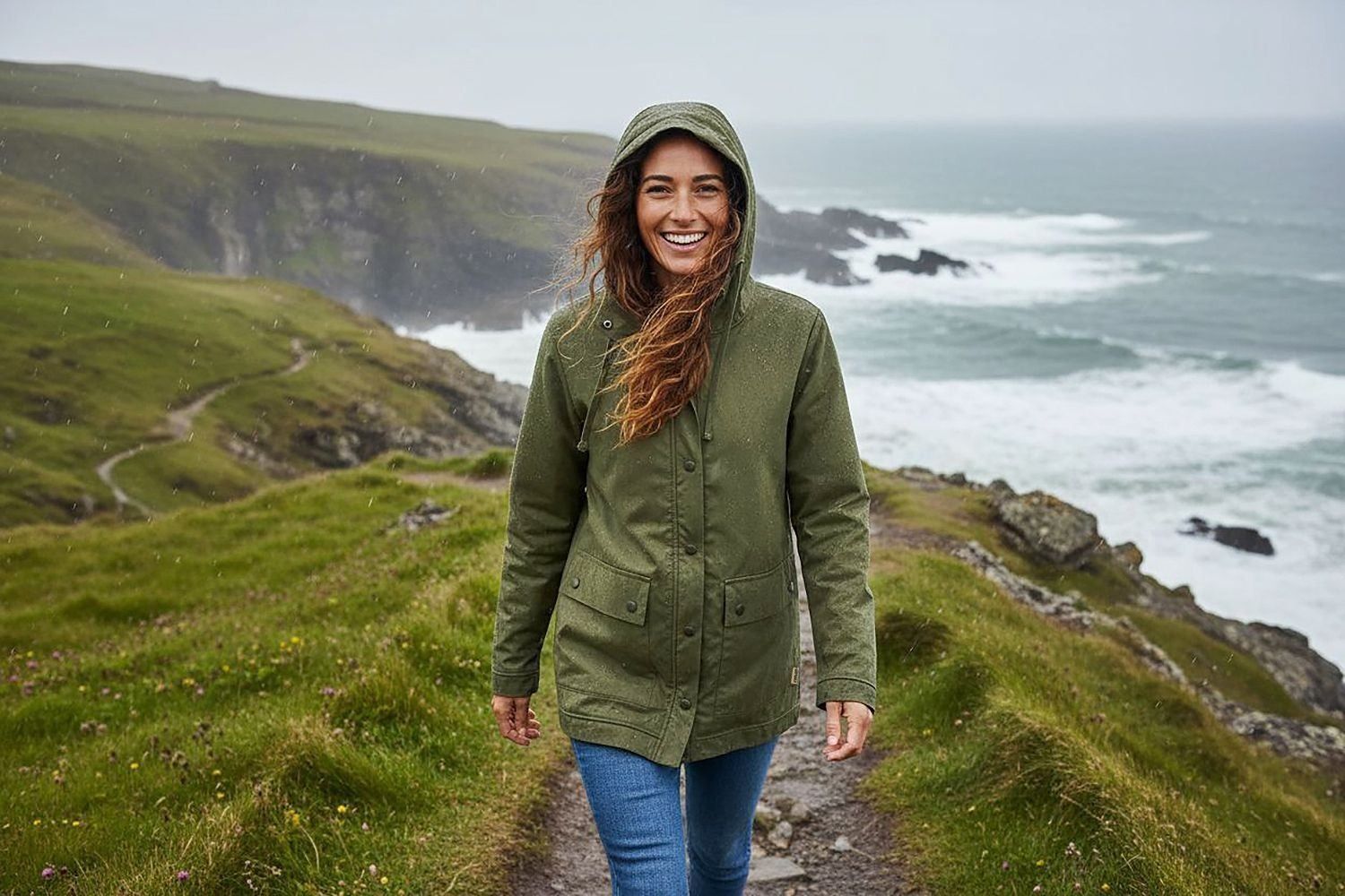 Raincoat Lining Wali Jeans Women's Fleece Lined Jacket