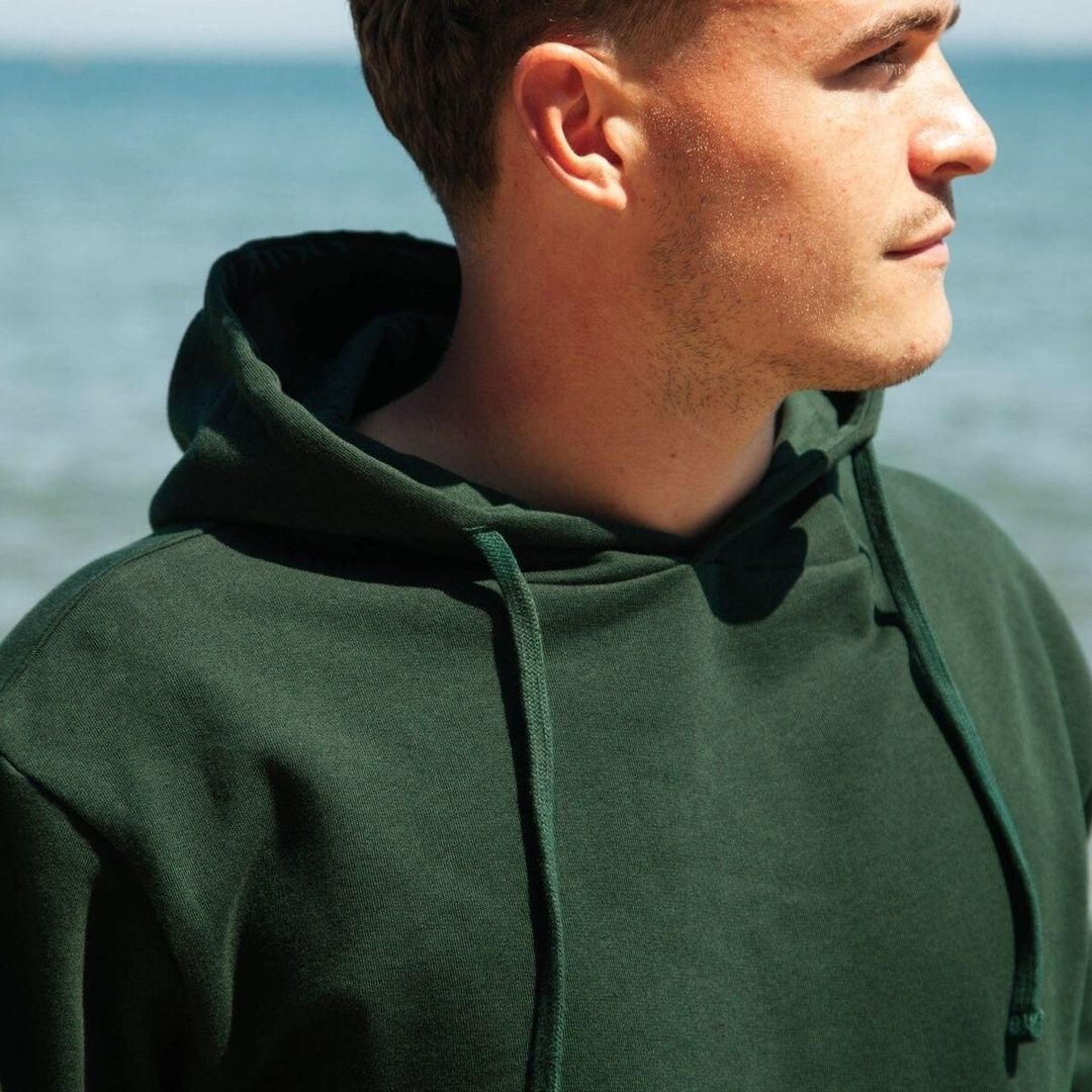 Men's Pullover Hoodie Organic Cotton Rapanui