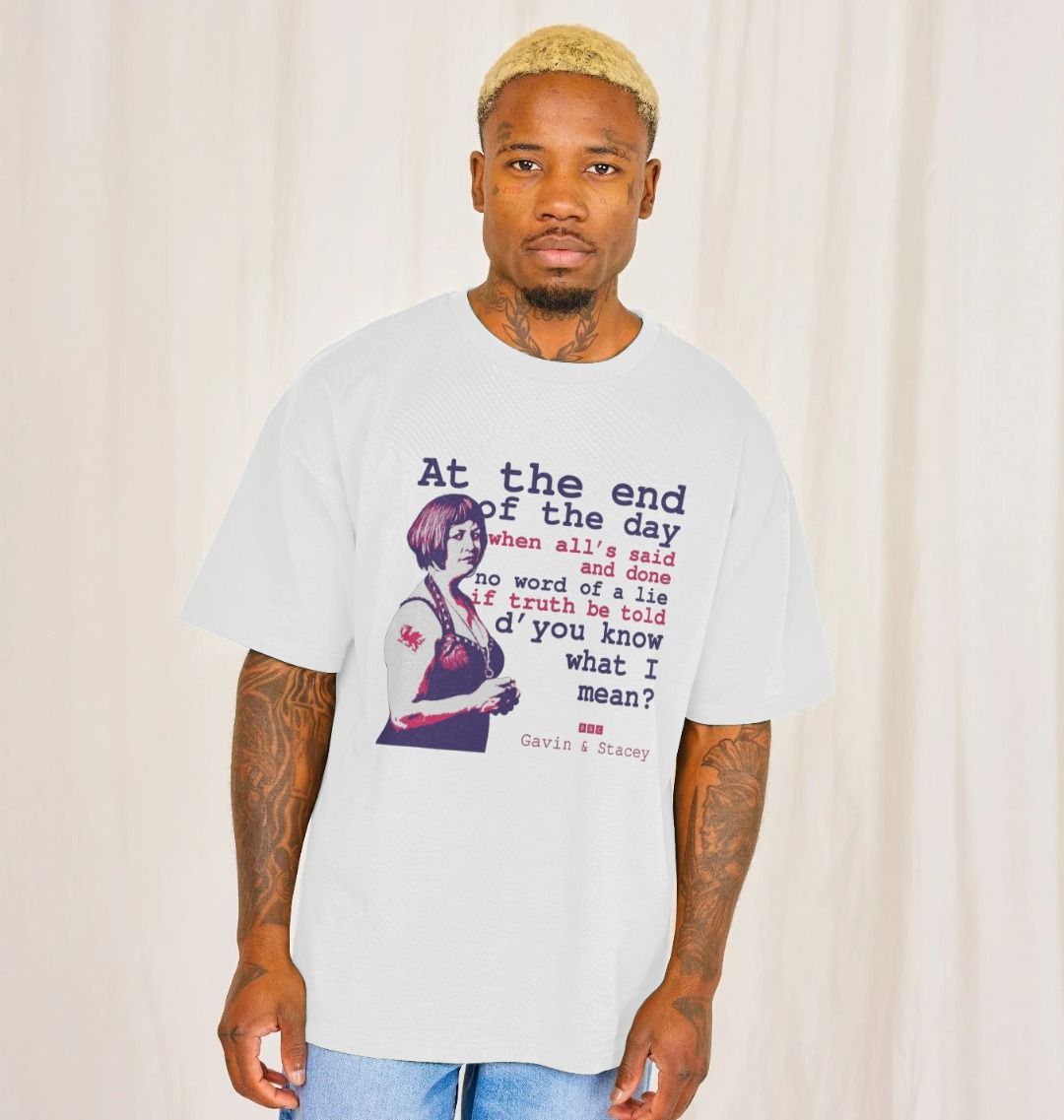 ジニョン　Said&Done Tシャツ If Truth Be Told Men's Oversized T-Shirts