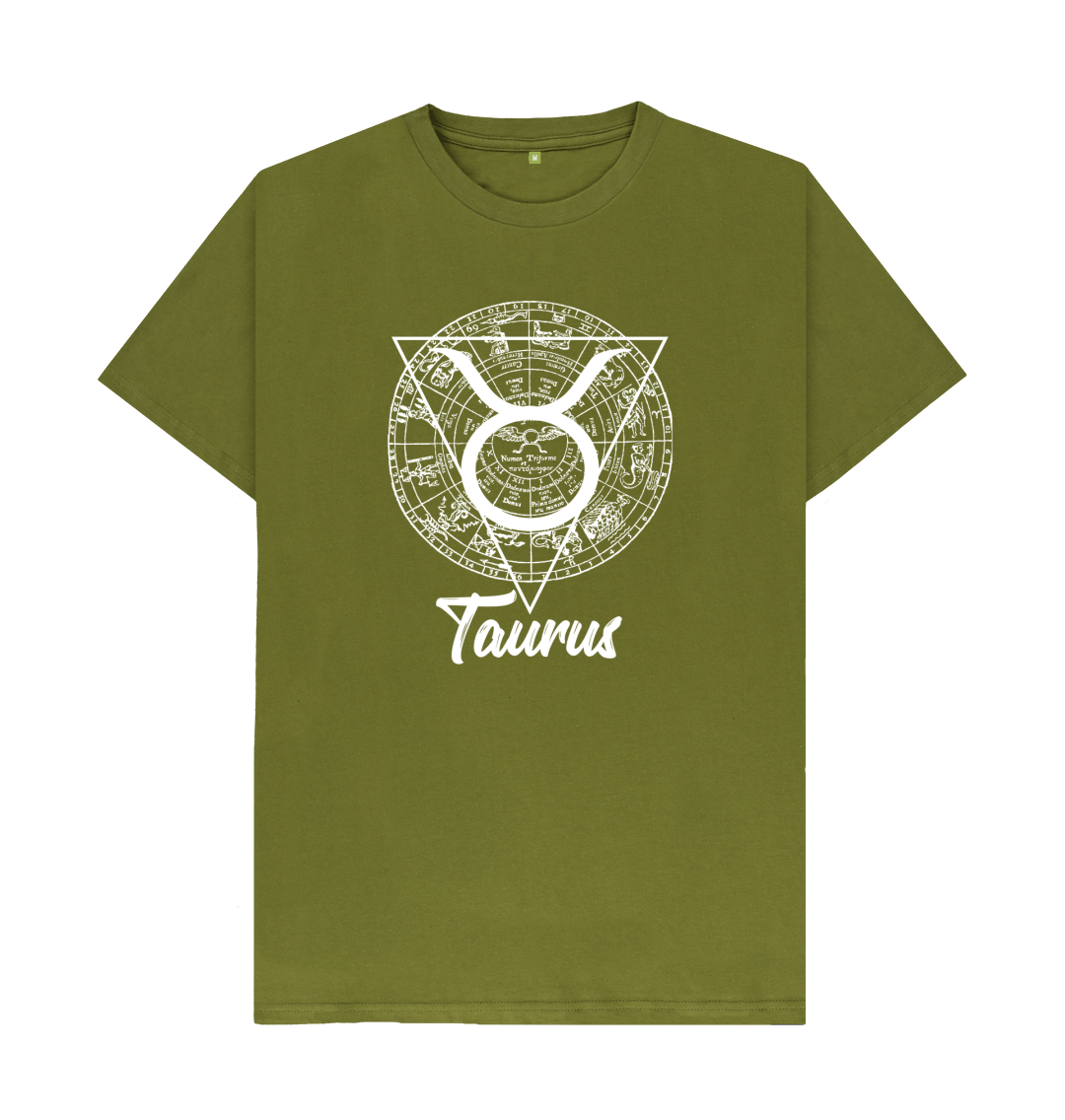 เสื้อยืดแขนสั้นผู้ชาย ลายราศีพฤษภ - เสื้อยืดลายกราฟิกตลกๆ ผ้าฝ้ายสำหรับใส่ลำลองในฤดูร้อน