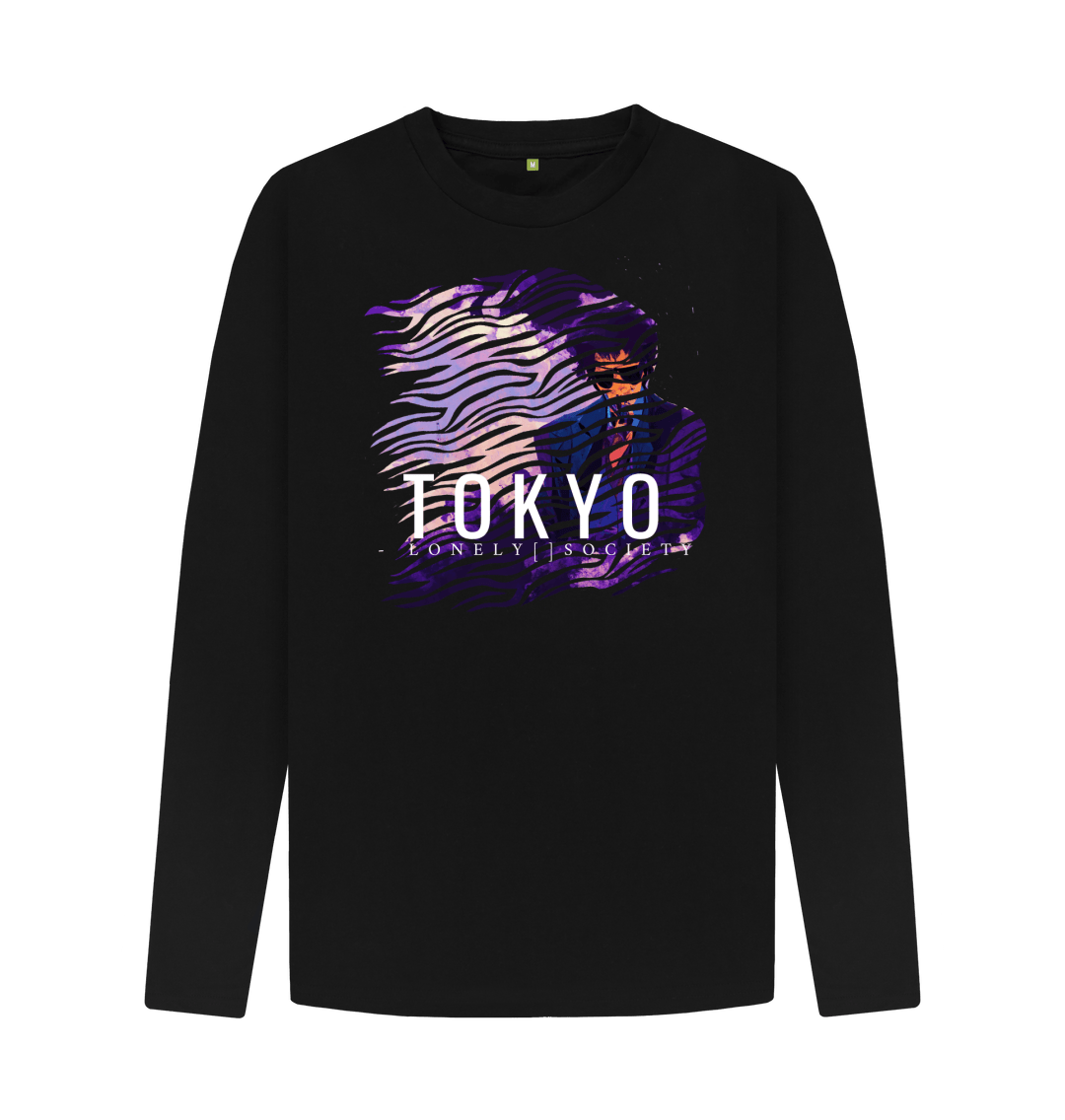 Tokyo Purple - Streetwear Long Sleeve Graphic Tee