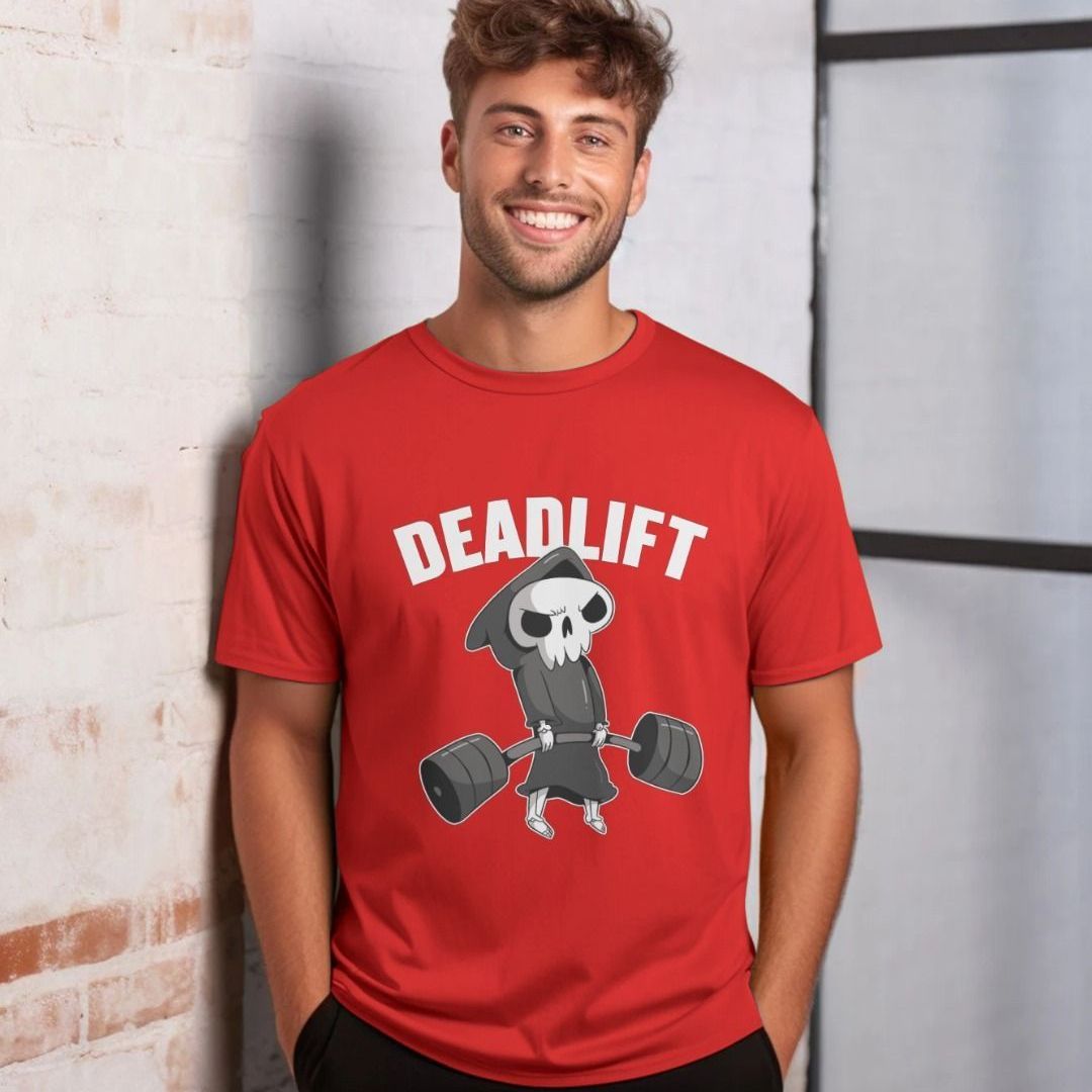 Grim Reaper Deadlift T Shirt Funny Gym Top Shirtbox