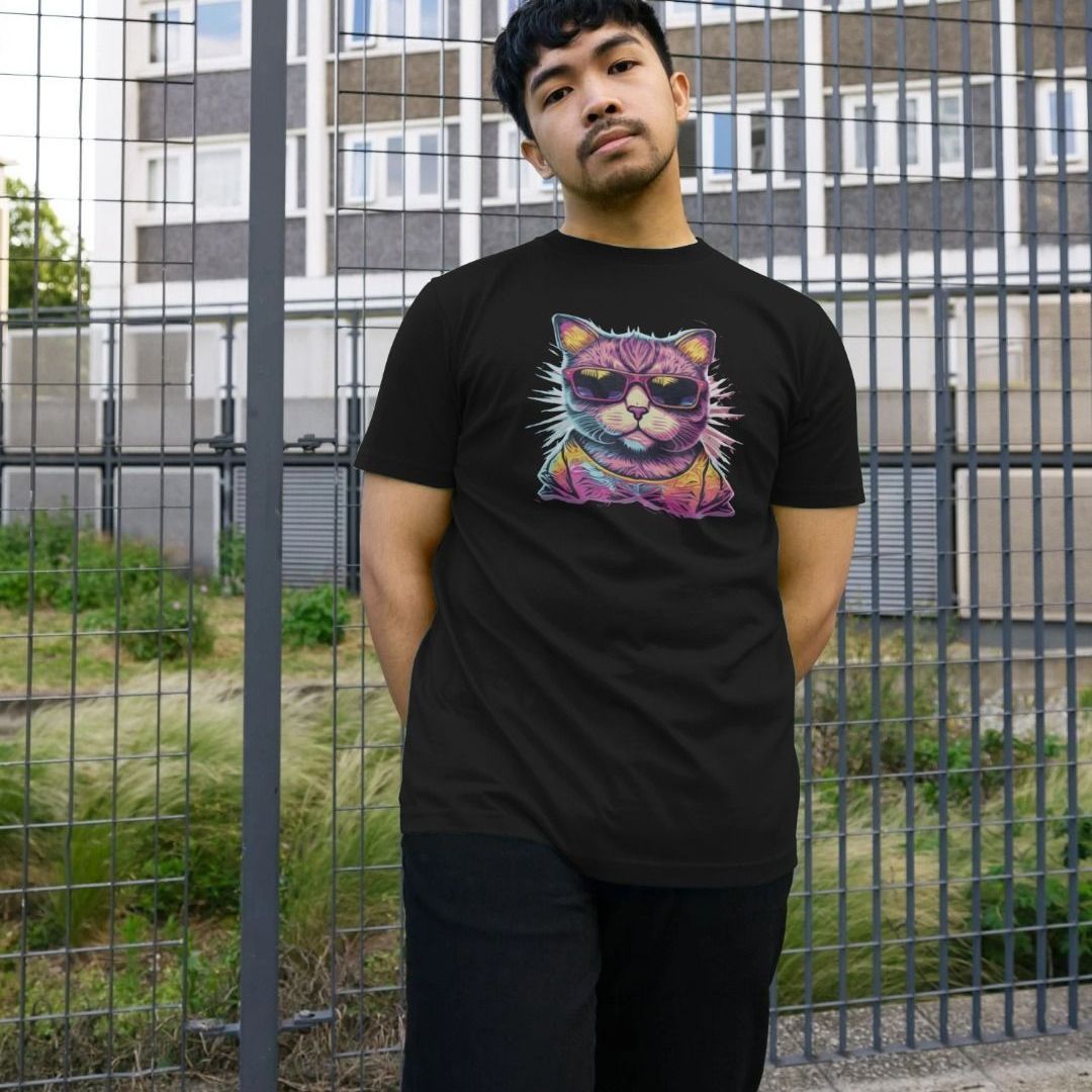 A Mythical Owl Fantasy Tribal Mens Cotton T-Shirt Tee Top