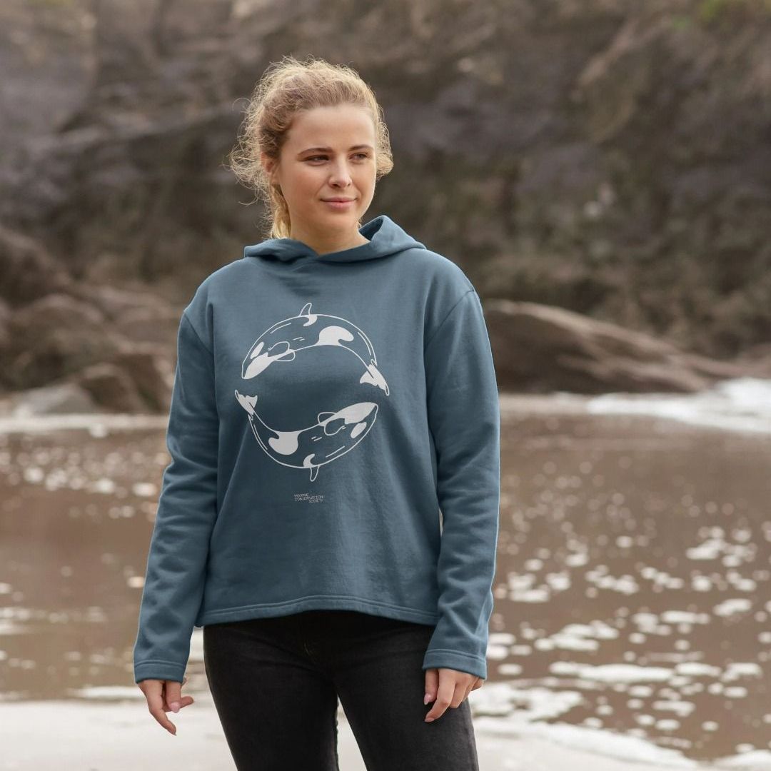 ORCA Killer Whale - Cute Animal Pocket Unisex Hoodie