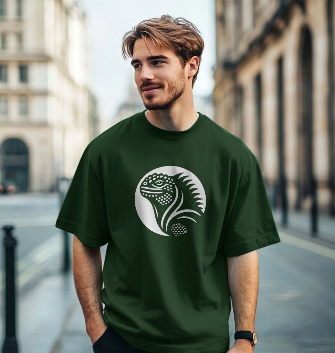 Galapagos Green Turtle - Men's oversized T-shirt
