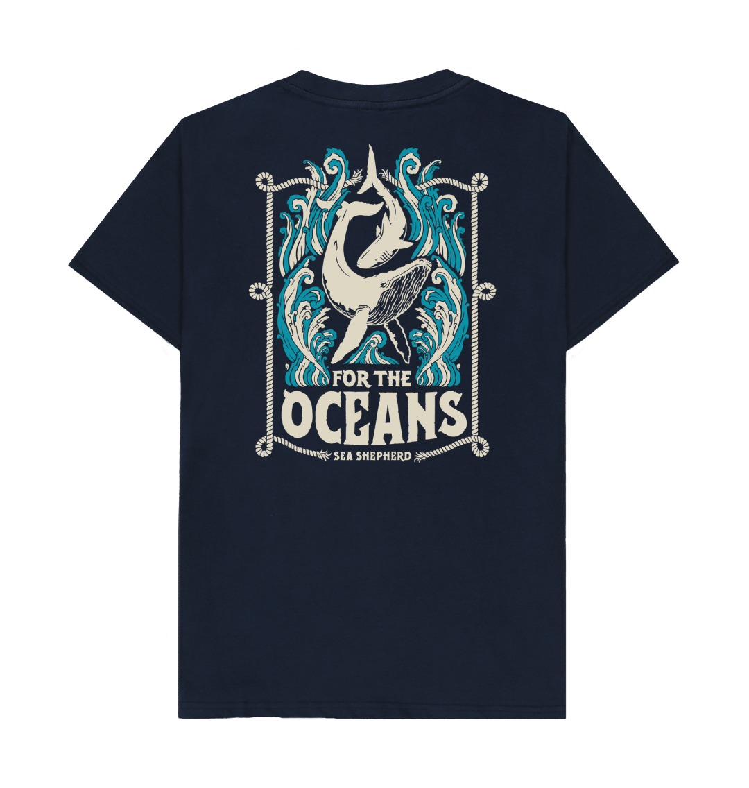 新品未使用　SEA GRAPHIC L/S TEE For the Oceans T-shirt | Official Sea Shepherd Merchandise